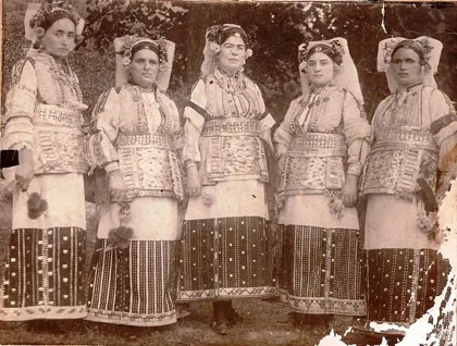 Narodna nosija, Lesok, 1890, 1890