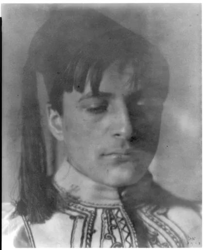 George Demetrious in Greek folk costume, face, 1913
