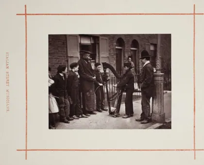 Italian Street Musicians by John Thomson, 1877