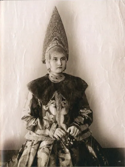 Dress (19th c., Central Russia, Kostroma gov.) 4, 1900