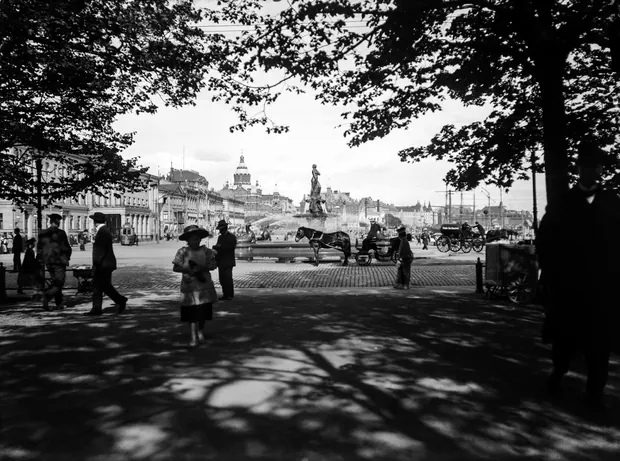 Market Square, Helsinki, 1910