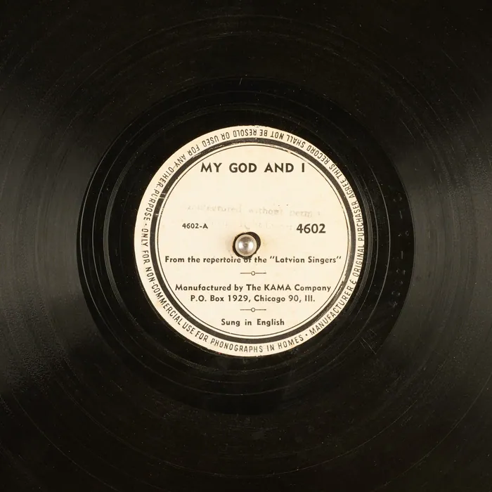 Original record for MY GOD AND I