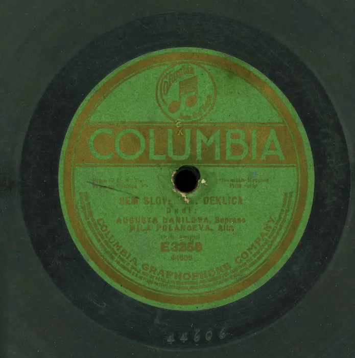 Original record for Sem slovenska deklica
