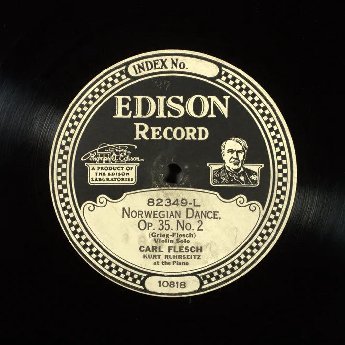 Original record for Norwegian Dance, Op. 35, No. 2